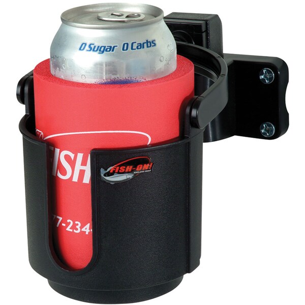 Tempress Tempress 2154-9 Fish-On! Cup Holder Rod Mount - Black 2154-9 - main